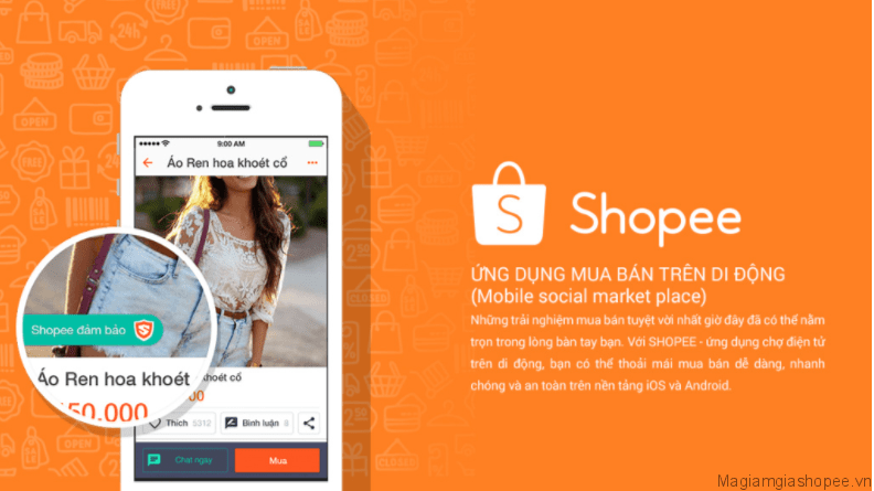 Ứng dụng Shopee mua hàng tiện lợi, nhanh chóng