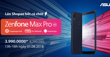 Asus Zenfone Max Pro M1 độc quyền trên Shopee