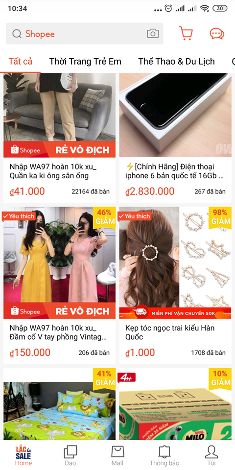 Cách tạo tài khoản shopee trên điện thoại