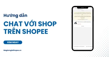 chat với shop trên shopee