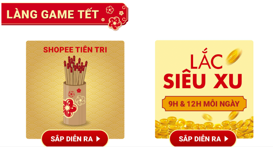Game shopee Tết