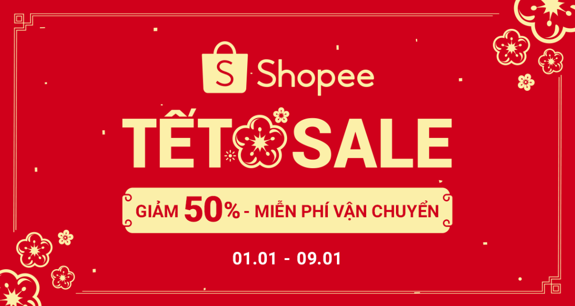 Shopee khuyến mãi Tết 2020