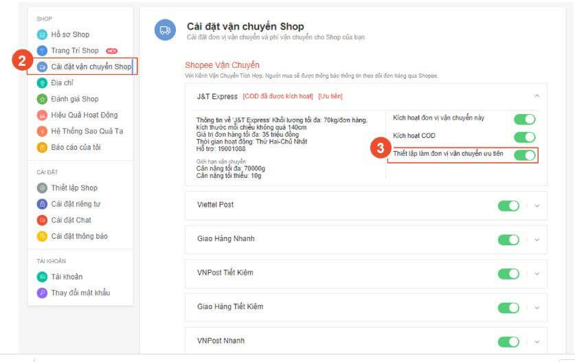 hướng dẫn cách xử lý đơn hàng trên shopee