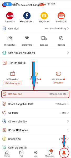 Cách đăng bán sản phẩm trên Shopee