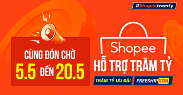 Chương trình khuyến mãi Shopee hỗ trợ trăm tỷ