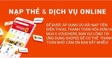 Nạp thẻ Shopee