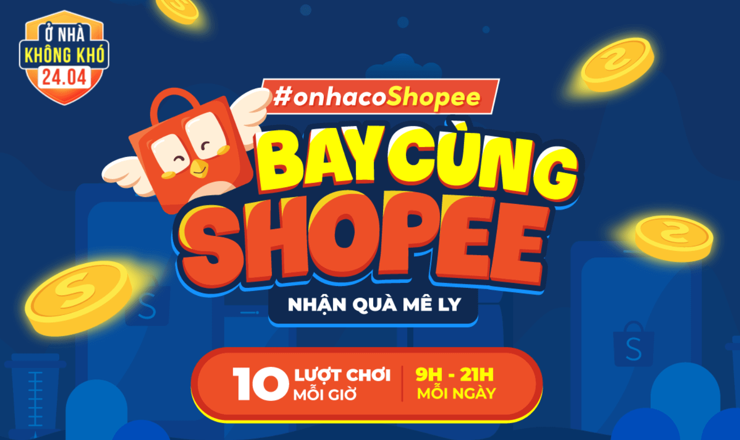 Trò chơi Bay cùng Shopee
