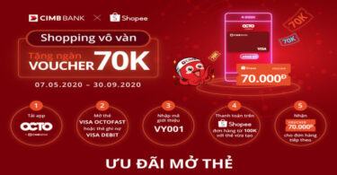 Hướng dẫn mở thẻ ảo CIMB