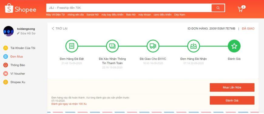 Shopee giao hàng chậm