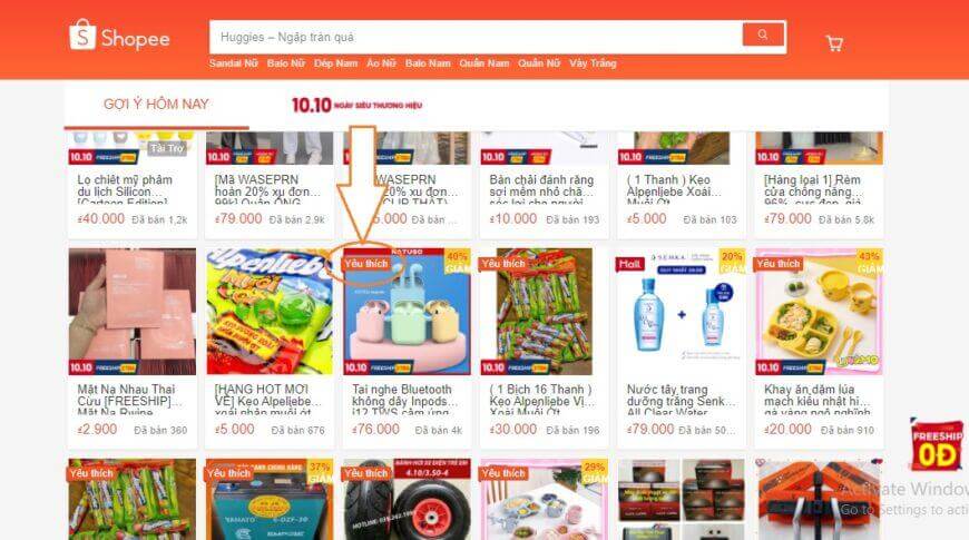 shop yêu thích trên shopee là gì 