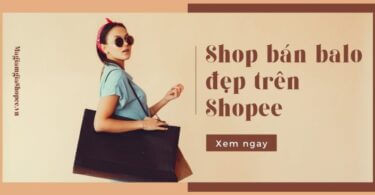 shop bán balo đẹp trên shopee