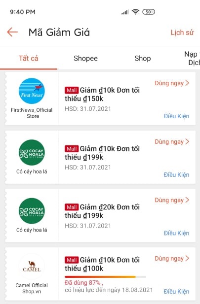 Shop Voucher Shopee là gì 