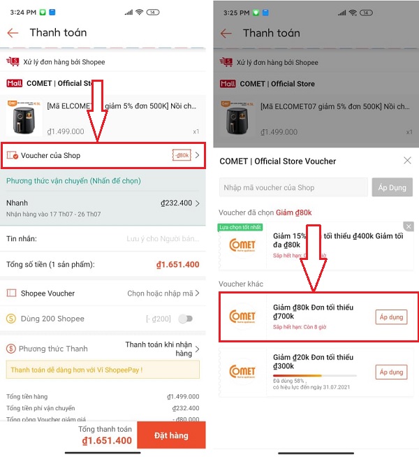 Shop Voucher Shopee là gì 