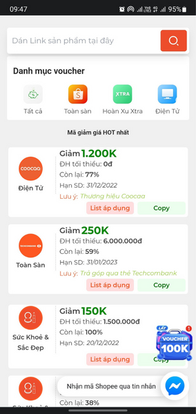 cách lấy mã giảm giá shopee