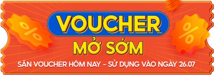 voucher mở sớm shopee 26.7