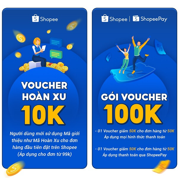 Giới thiệu tài khoản Shopee mới, nhận ngay 20K Shopee xu