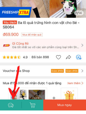 cách trả giá trên Shopee