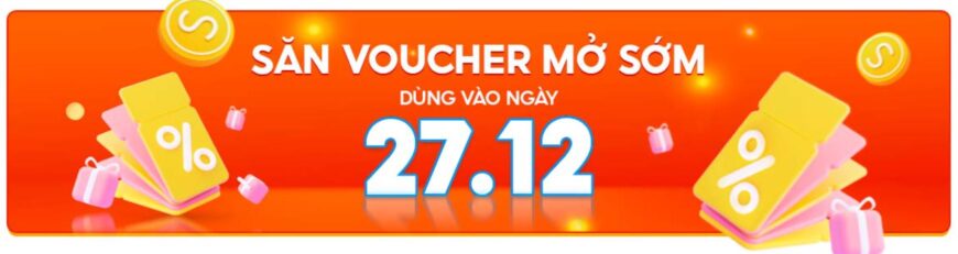 mã giảm giá Shopee 27.12
