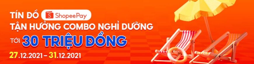 shopeepay nghỉ dưỡng