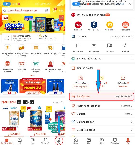 Cách đổi tên Shopee trên Shopee 