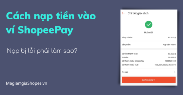 Cách nạp tiền vào ví ShopeePay từ tài khoản ngân hàng liên kết
