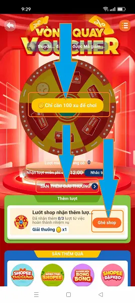 Gam vòng quay voucher 2