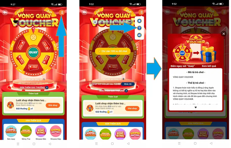 Gam vòng quay voucher 4