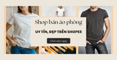 Shop bán áo phông uy tín trên Shopee