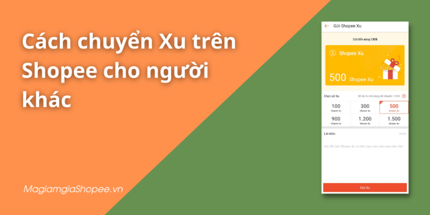 Cách chuyển Xu trên Shopee cho người khác