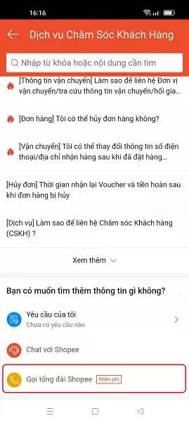 Tổng đài Shopee 1