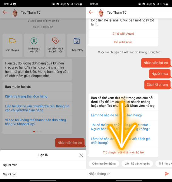 hotline shopee