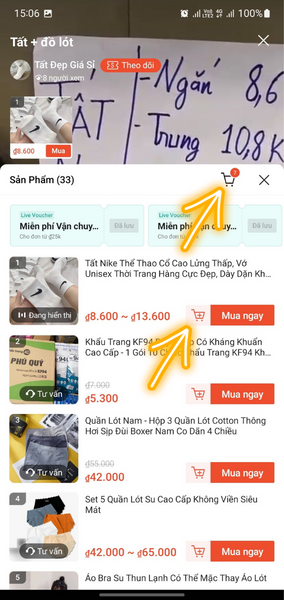 săn mã giảm giá Shopee chỉ có trên live