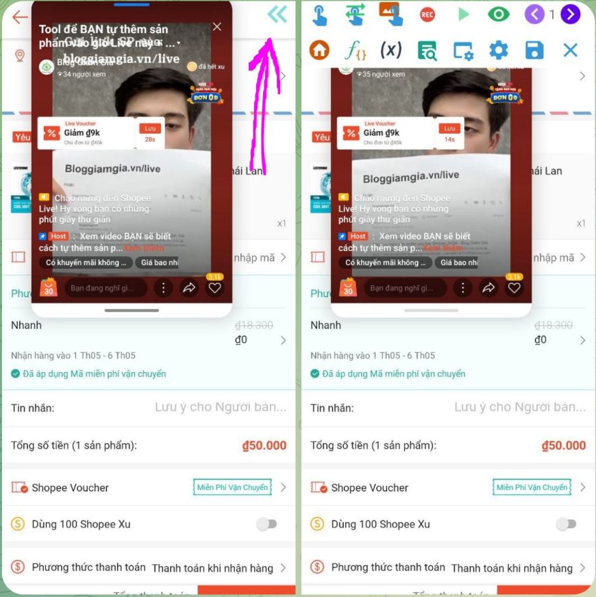 Hướng dẫn dùng Macro săn mã Shopee