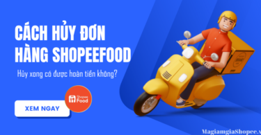 Cách hủy đơn hàng ShopeeFood