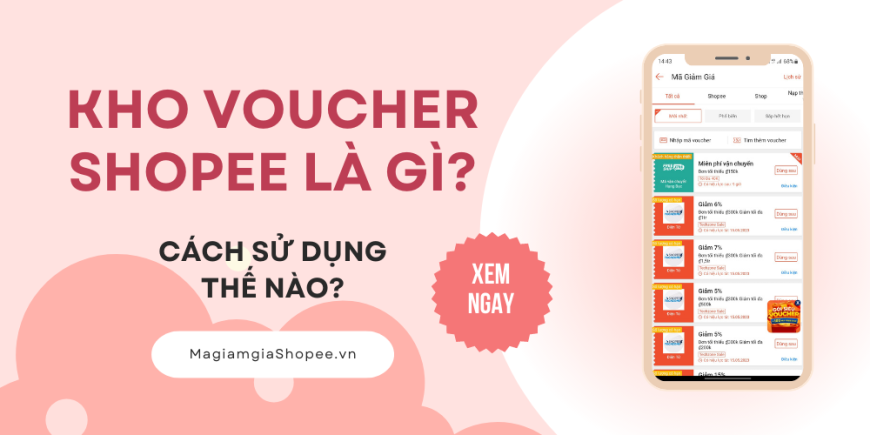 Kho voucher shopee