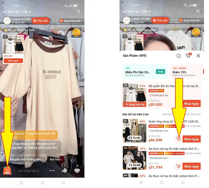 Mã Shopee Live Xtra 3