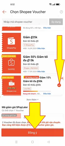 Mã Shopee Live Xtra 5