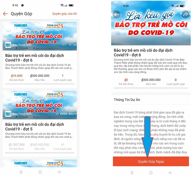 Quyên góp Shopee 1