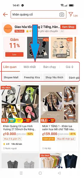 cách mua hàng trên Shopee 2