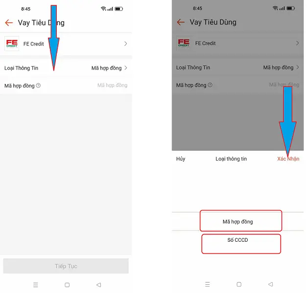 thanh toán Khoản vay FE Credit trên shopee 1