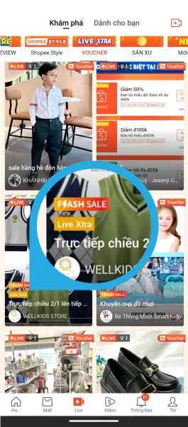 voucher Shopee live xtra