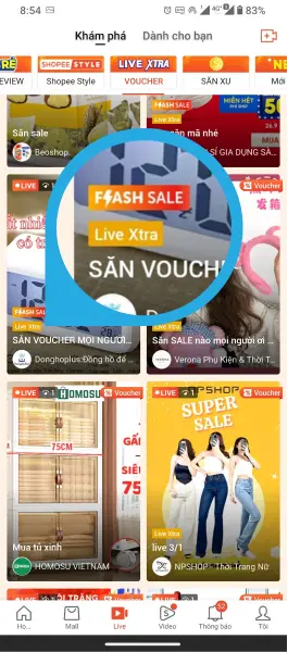voucher live xtra shopee