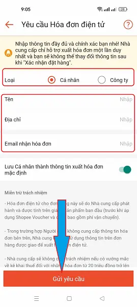 Xuất hóa đơn VAT 1