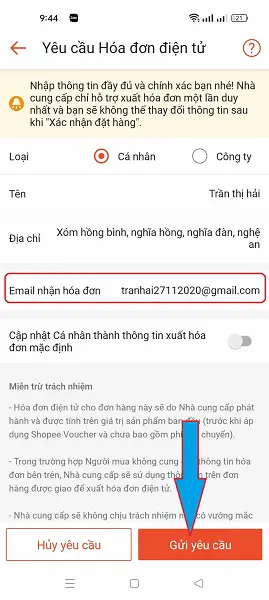 Xuất hóa đơn VAT 6