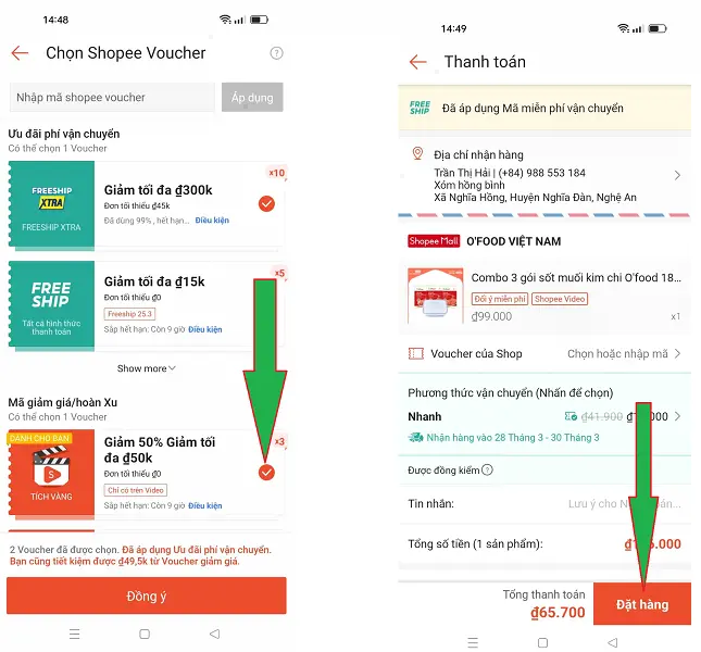Voucher tích vàng 1