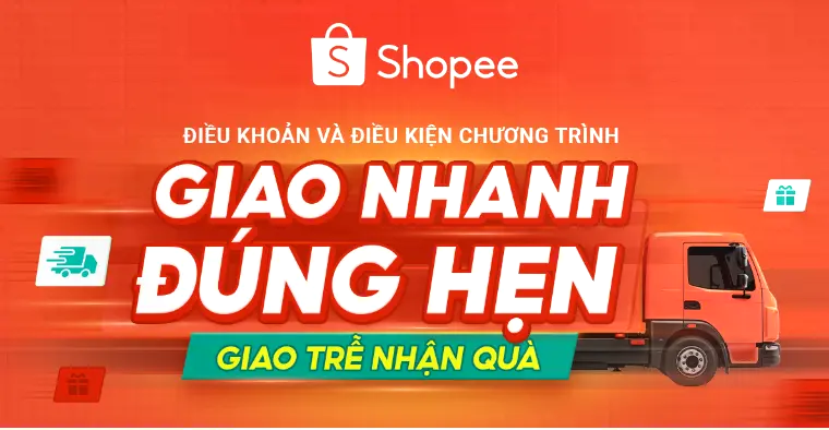 Giao hàng đúng hẹn Shopee