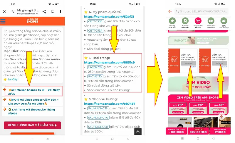 Shopee thời trang 1