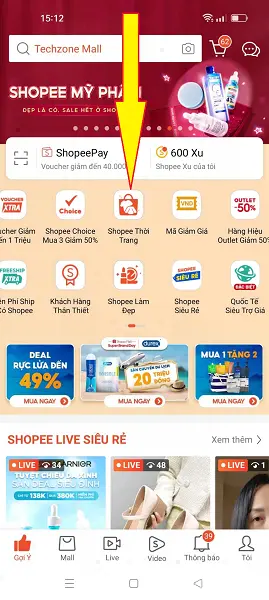 Shopee thời trang