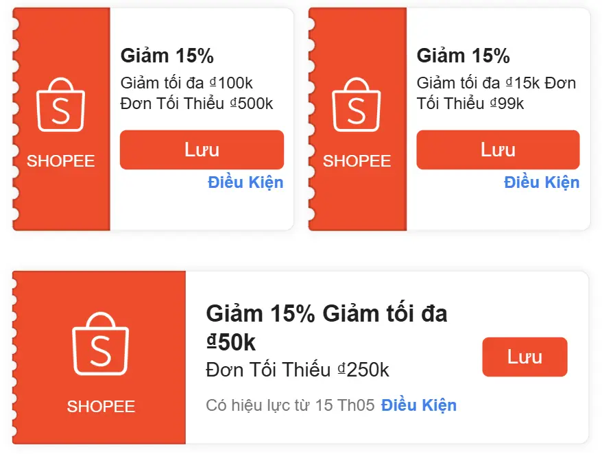 voucher mở sớm shopee 15.5