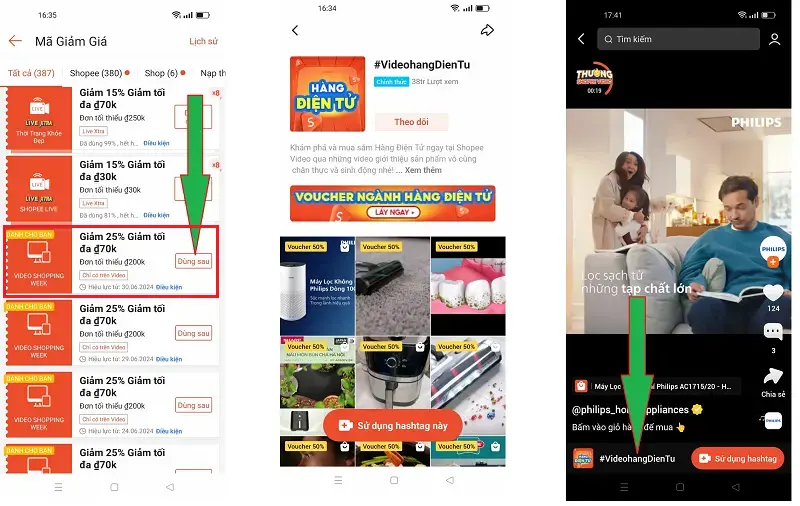 Voucher video shopping week 5